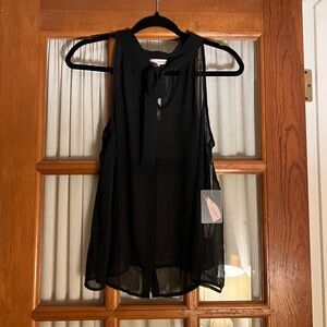 Elegant Black Sleeveless Top